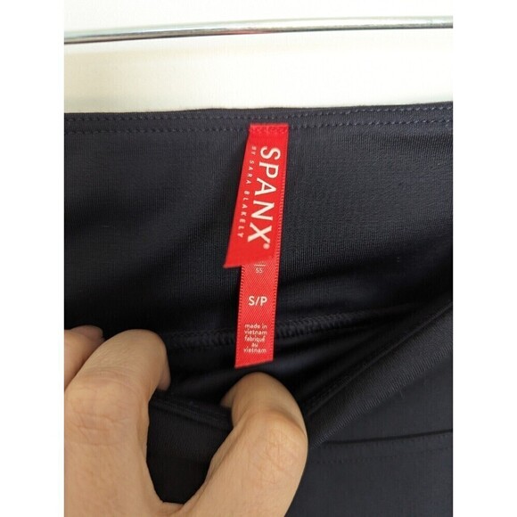 SPANX‎ Ponte Ankle Leggings Women's Size Small Navy Blue - Picture 7 of 10